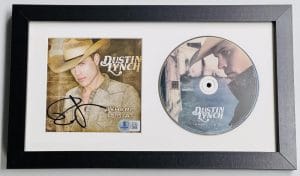 Dustin Lynch Signed Where It'S At Framed Cd Autograph Beckett Authentication K74