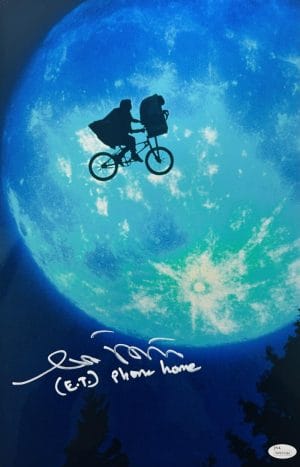 Matthew De Meritt Et Signed Metallic 11X17 Photo E.T. Autograph Jsa Coa 386