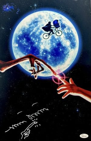 Matthew De Meritt Et Signed Metallic 11X17 Photo E.T. Autograph Jsa Coa 395