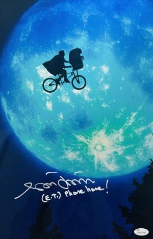 Matthew De Meritt Et Signed Metallic 11X17 Photo E.T. Autograph Jsa Coa 388