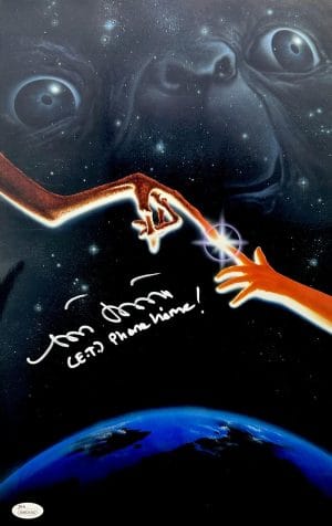 Matthew De Meritt Et Signed Metallic 11X17 Photo E.T. Autograph Jsa Coa 382
