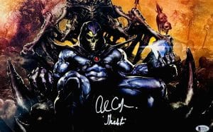 Alan Oppenheimer Skeletor Signed Master Of The Universe Metallic 11X17 Photo Autograph Bas 06