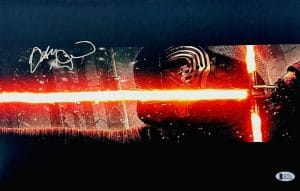 Adam Driver Kylo Ren Signed 11X17 Photo Star Wars The Force Awakens Last Jedi Autograph 32