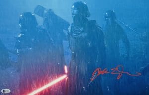 Adam Driver Kylo Ren Signed 11X17 Photo Star Wars The Force Awakens Last Jedi Autograph 27