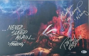 Robert Englund Heather Langenkamp Signed 11X17 Photo Poster A Nightmare On Elm Street Freddy Kruger Autograph 6