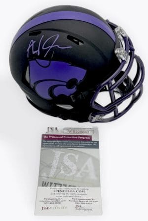 Avery Johnson Signed Kansas State Wildcats Mini Helmet Autograph K State Jsa J42
