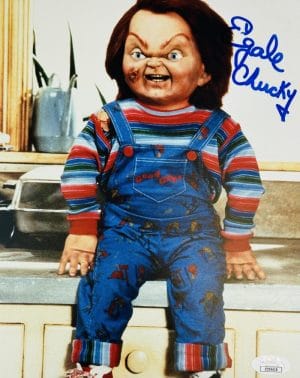 Ed Gale Signed 8X10 Photo Childs Play Chucky Horror Autograph Bas Beckett Coa 19