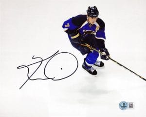 Keith Tkachuk Signed St Louis Blues 8X10 Photo Winnipeg Jets Autograph Bas J98