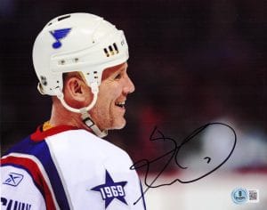 Keith Tkachuk Signed All Star Game 8X10 Photo St Louis Blues Autograph Bas J11