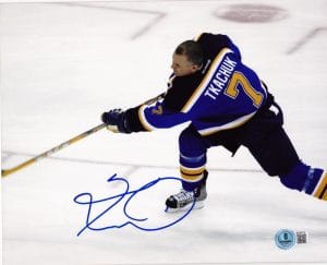 Keith Tkachuk Signed St Louis Blues 8X10 Photo Phoenix Coyotes Autograph Bas J13