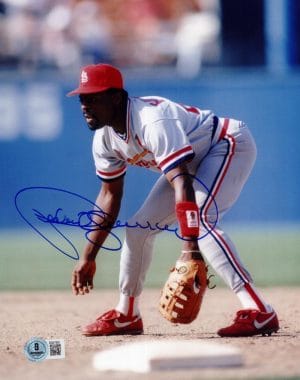 Pedro Guerrero Signed St Louis Cardinals 8X10 Photo Dodgers Autograph Bas J50