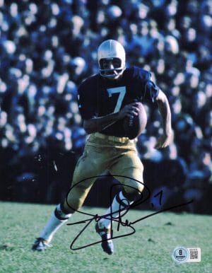 Joe Theismann Signed Notre Dame Irish 8X10 Photo Redskins Autograph Bas J78