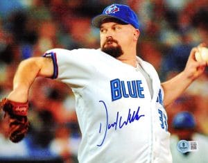 David Wells Signed Toronto Blue Jays 8X10 Photo Padres Autograph Bas Holo J80