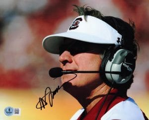 Steve Spurrier Signed South Carolina Gamecocks 8X10 Photo Autograph Bas J98