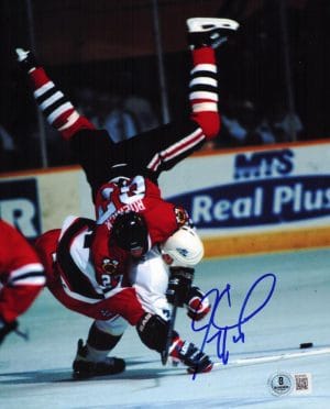 Jeremy Roenick Signed Chicago Blackhawks 8X10 Photo Coyotes Autograph Bas J53