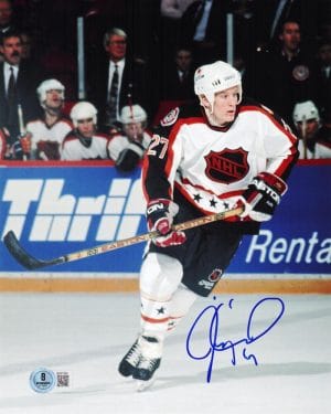 Jeremy Roenick Signed Chicago Blackhawks 8X10 Photo Coyotes Autograph Bas J54