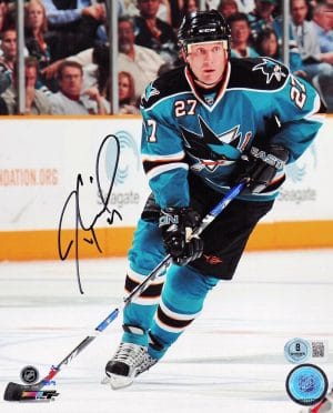 Jeremy Roenick Signed San Jose Sharks 8X10 Photo Blackhawks Autograph Bas J55