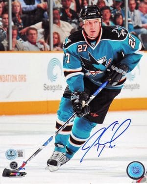 Jeremy Roenick Signed San Jose Sharks 8X10 Photo Blackhawks Autograph Bas J56