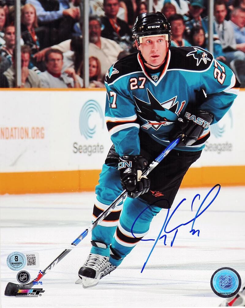 Jeremy Roenick Signed San Jose Sharks 8X10 Photo Blackhawks Autograph Bas J59