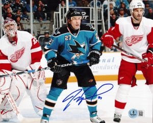 Jeremy Roenick Signed San Jose Sharks 8X10 Photo Blackhawks Autograph Bas J61