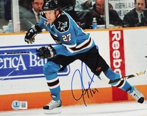 Jeremy Roenick Signed San Jose Sharks 8X10 Photo Blackhawks Autograph Bas J62