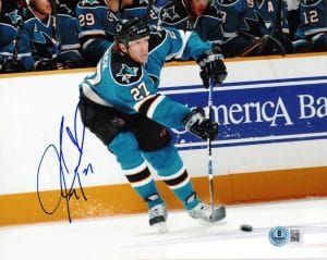 Jeremy Roenick Signed San Jose Sharks 8X10 Photo Coyotes Autograph Bas J65