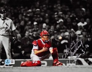 Mike Matheny Signed 8X10 Photo St Louis Cardinals Autograph Bas Hologram J86