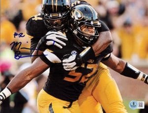 Michael Sam Signed Missouri Tigers 8X10 Photo Mizzou Autograph Bas J08
