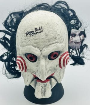 Tobin Bell Signed Full Size Billy Mask Tots Jigsaw Saw Autograph Horror Bas 117