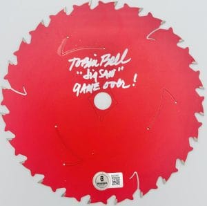 Tobin Bell Signed 7" Circular Saw Blade Billy Jigsaw Horror Autograph Bas 097
