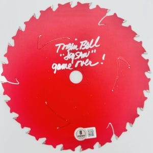 Tobin Bell Signed 7" Circular Saw Blade Billy Jigsaw Horror Autograph Bas 099