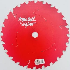 Tobin Bell Signed 7" Circular Saw Blade Billy Jigsaw Horror Autograph Bas K093