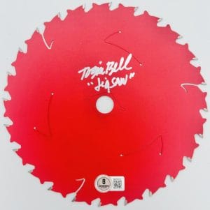 Tobin Bell Signed 7" Circular Saw Blade Billy Jigsaw Horror Autograph Bas K102