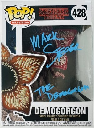 Mark Steger Signed Demogorgon Funko Pop 428 Stranger Things Autograph Bas 033