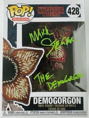Mark Steger Signed Demogorgon Funko Pop 428 Stranger Things Autograph Bas 997
