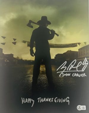 Alex Armbruster Signed 11X14 Photo Thanksgiving John Carver Autograph Bas 966