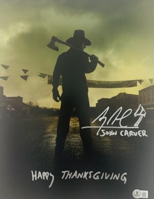 Alex Armbruster Signed 11X14 Photo Thanksgiving John Carver Autograph Bas 965