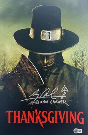 Alex Armbruster Signed 11X17 Photo Thanksgiving John Carver Autograph Bas 576