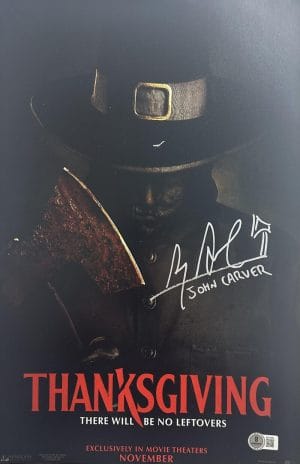 Alex Armbruster Signed 11X17 Photo Thanksgiving John Carver Autograph Bas 566