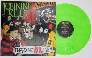 Spencer Charnas Signed Ice Nine Kills They Kill Live Album Vinyl Record Bas K39
