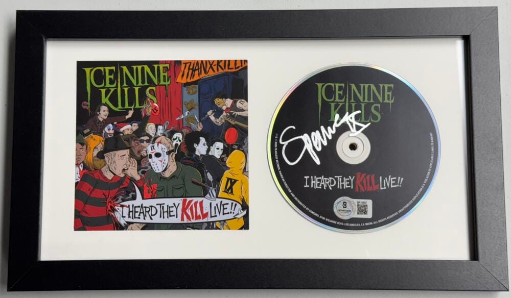 Spencer Charnas Signed Ice Nine Kills Framed Cd They Kill Live Autograph Bas K97