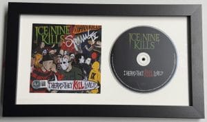 Spencer Charnas Signed Ice Nine Kills Framed Cd They Kill Live Autograph Bas K96
