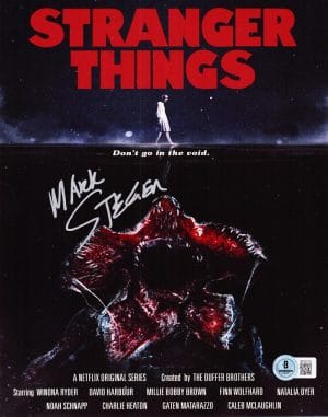 Mark Steger Signed 8X10 Photo Demogorgon Stranger Things Autograph Bas 776