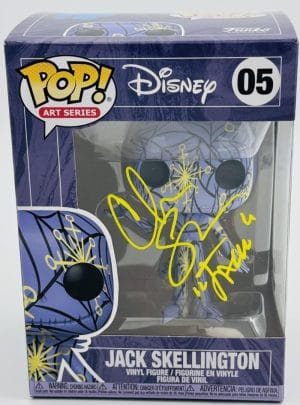 Chris Sarandon Signed Jack Skellington Funko Nightmare Before Christmas Bas K04
