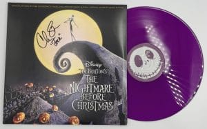 Chris Sarandon Signed Nightmare Before Christmas Vinyl Album Autograph Bas K32