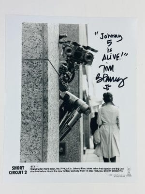 Tim Blaney Signed Johnny 5 8X10 Photo Autograph Short Circuit Five Jsa Coa 598