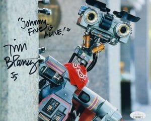 Tim Blaney Signed Johnny 5 8X10 Photo Autograph Short Circuit Five Jsa Coa 569