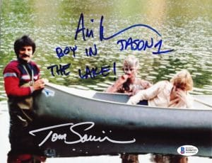 Tom Savini Ari Lehman Signed 8X10 Photo Jason Voorhees Friday The 13Th Bas 733