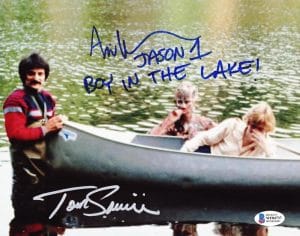 Tom Savini Ari Lehman Signed 8X10 Photo Jason Voorhees Friday The 13Th Bas 737