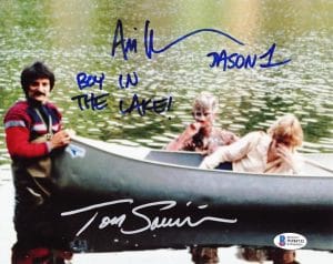 Tom Savini Ari Lehman Signed 8X10 Photo Jason Voorhees Friday The 13Th Bas 732